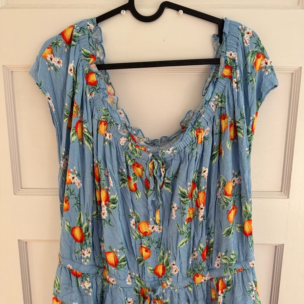 Torrid Maxi Textured Woven Double Slit Dress - Picture 4 of 7